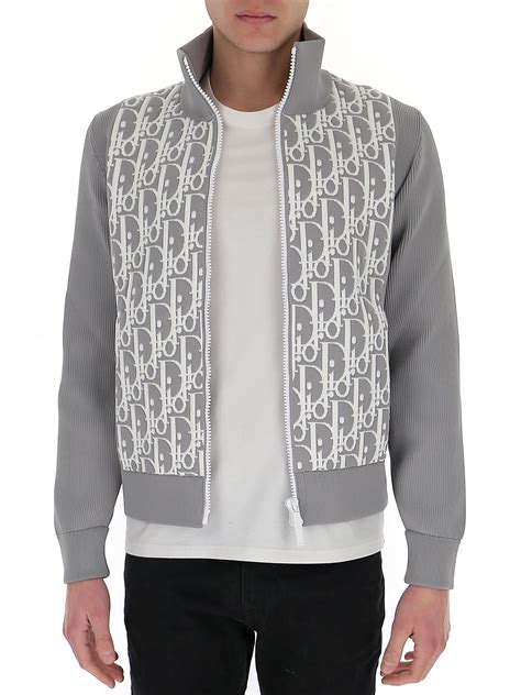 dior over print jacket grey|dior coats for men.